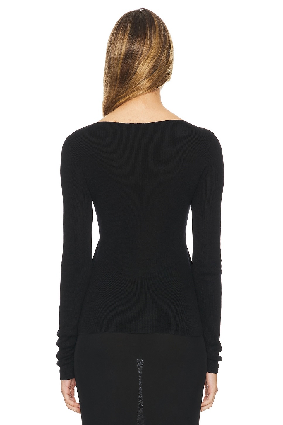 Rouleau Tie Reversible Knit Top - 4