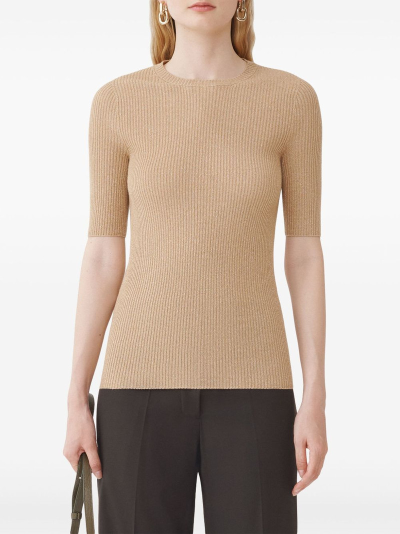 ribbed knit t-shirt 3