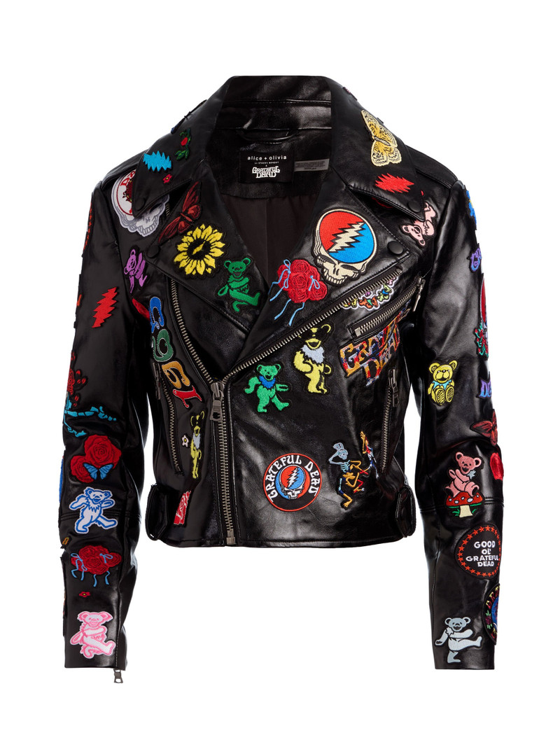 A+O X GRATEFUL DEAD CODY VEGAN MOTO JACKET 7
