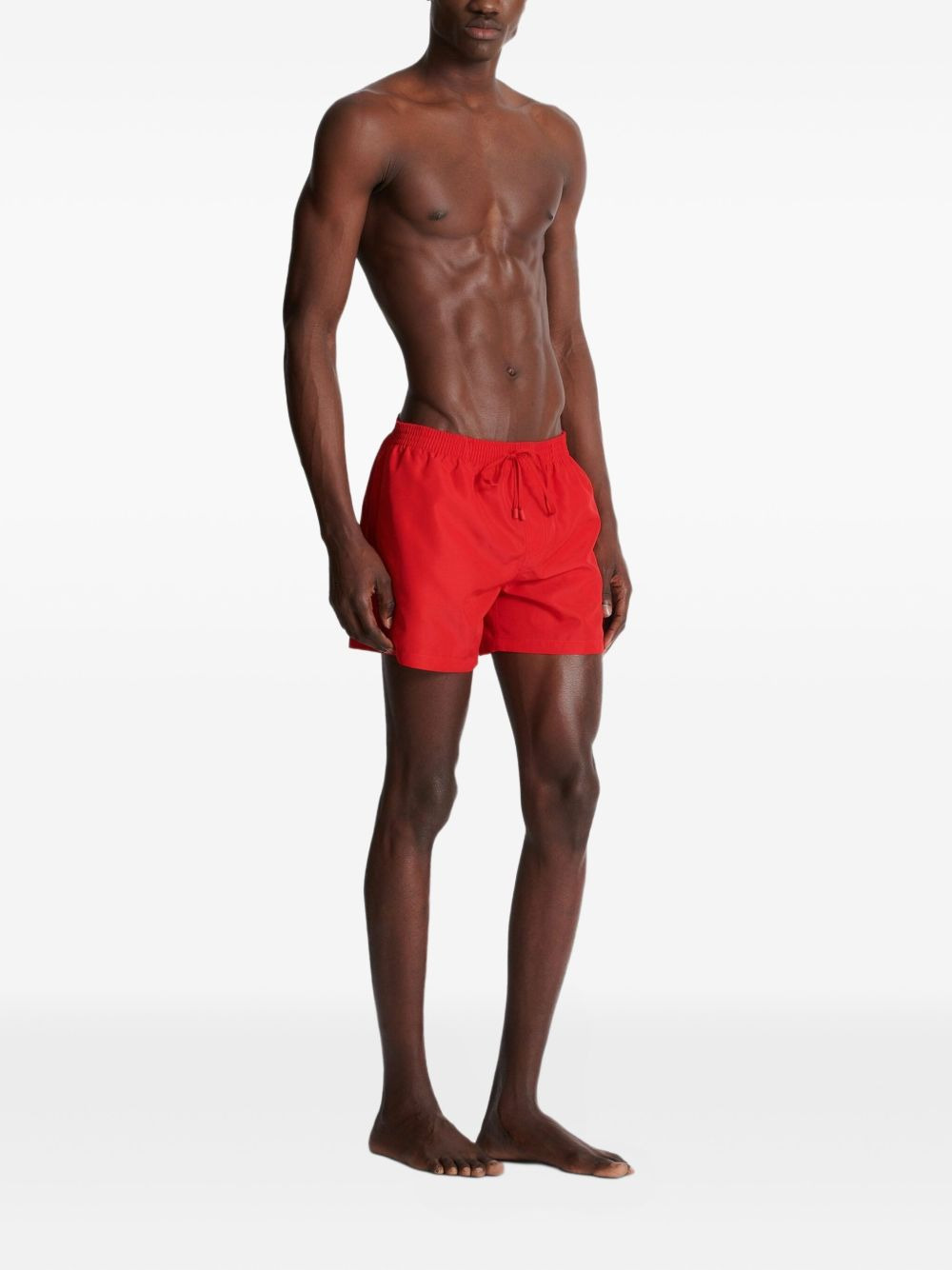logo-embroidered swim shorts - 3