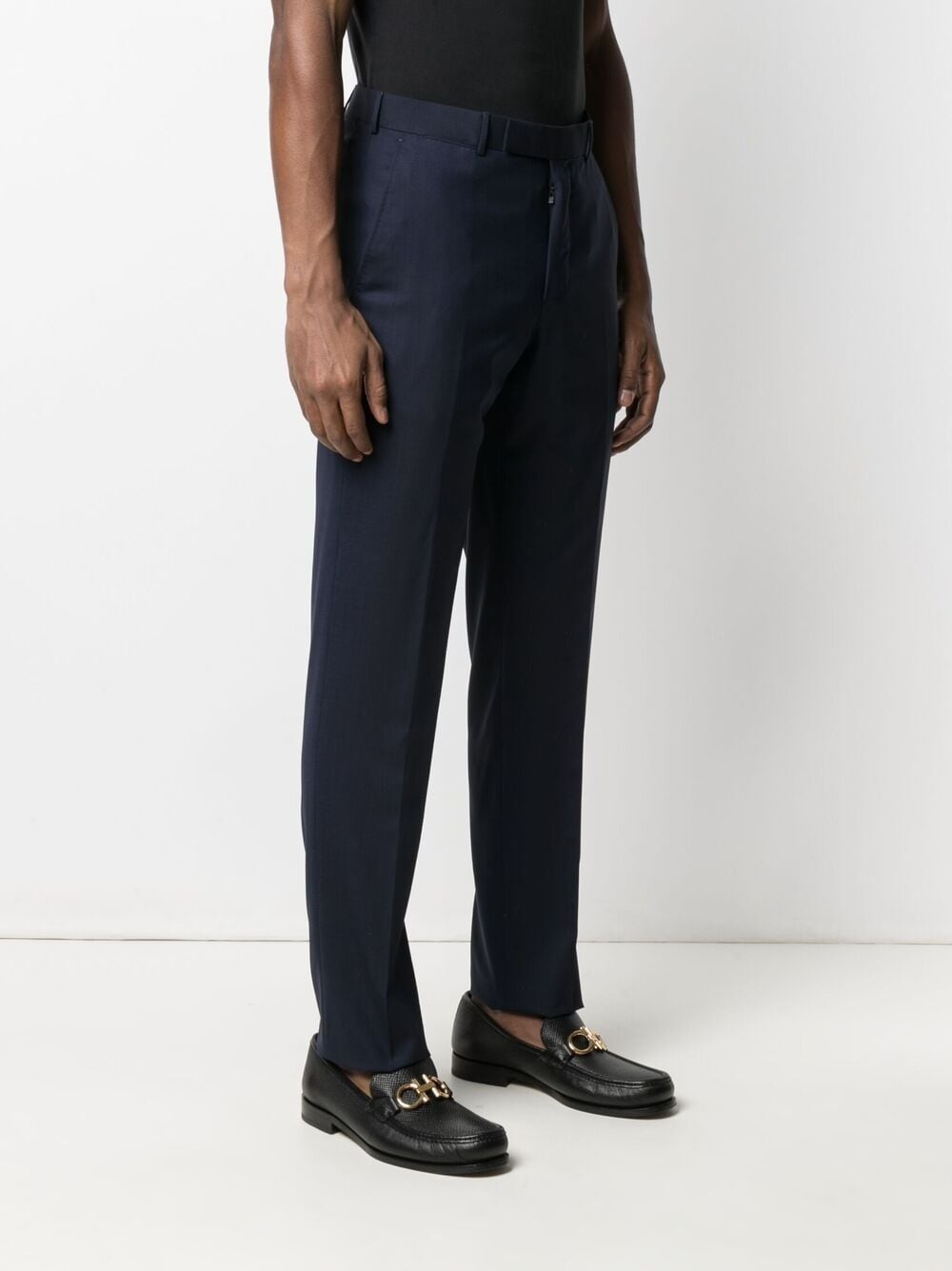 slim-fit tailored trousers - 3