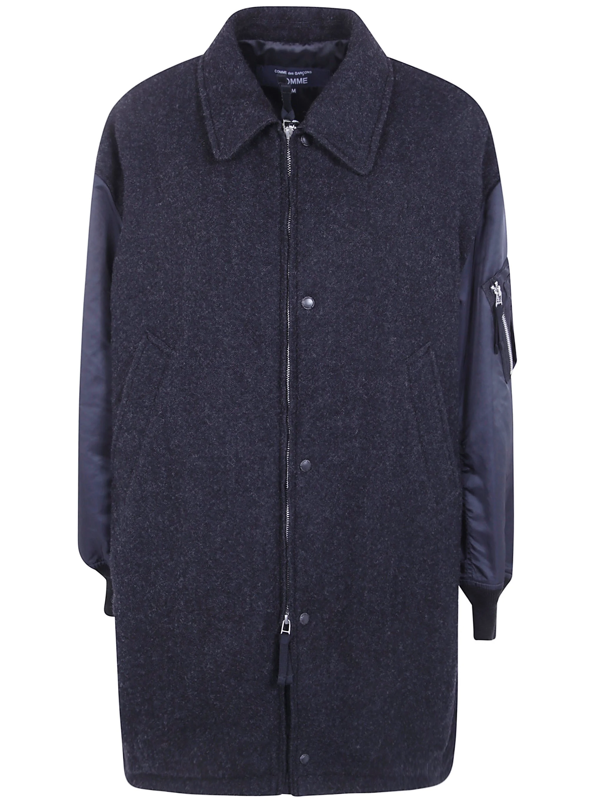 Coat Bomber Wool Sleeves - 1