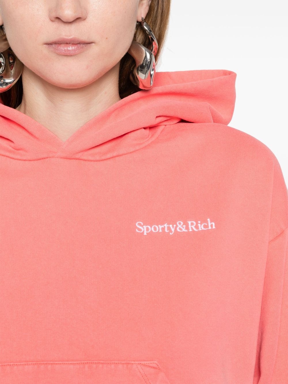 Seir logo-embroidered hoodie - 5