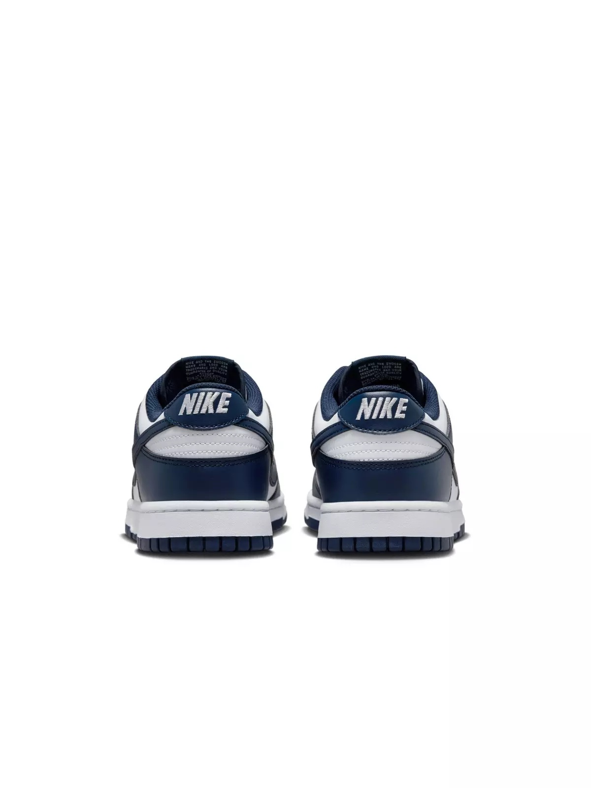 Dunk Low Retro "White/Midnight Navy" Men's Shoe - 7