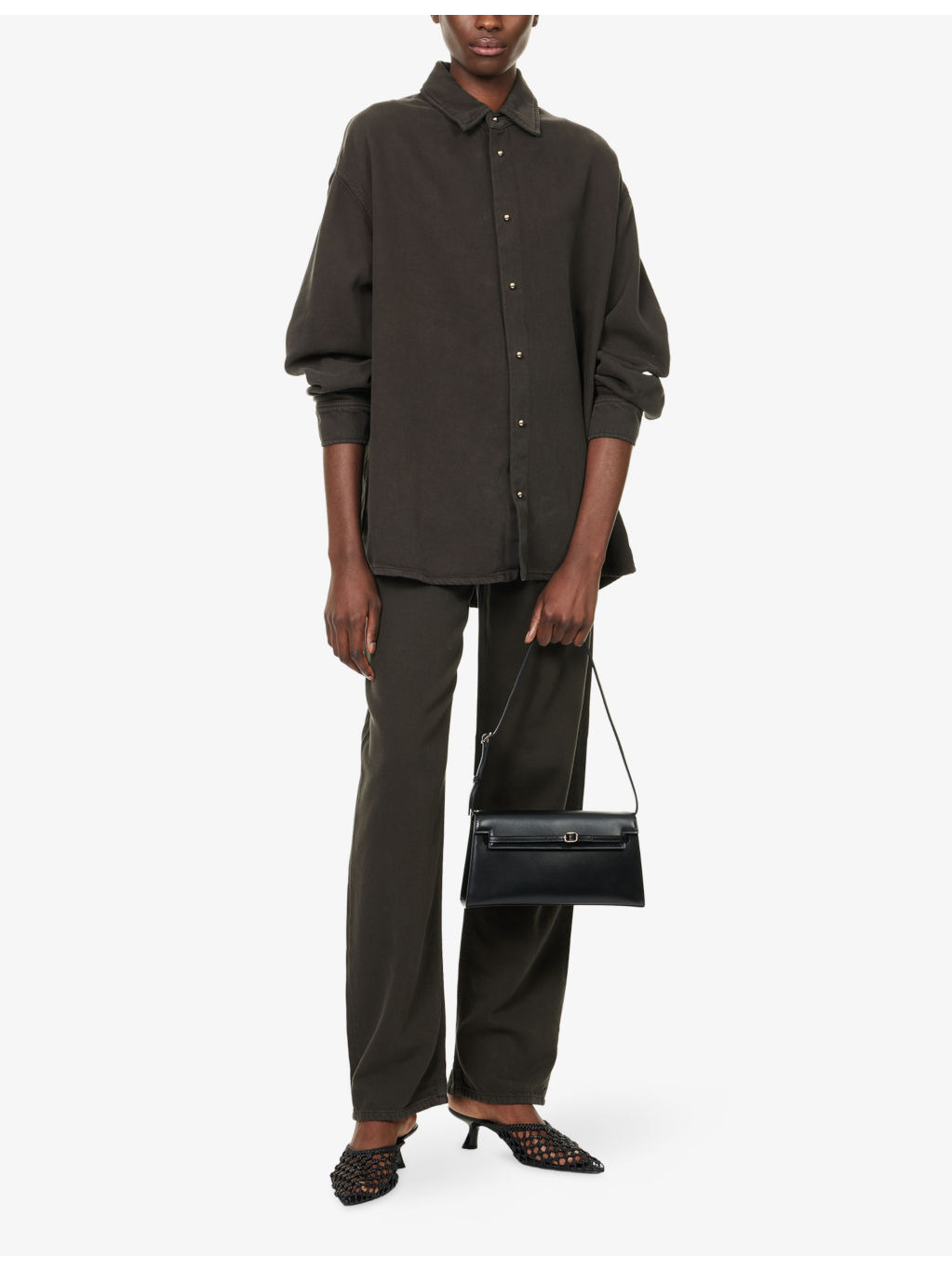 Keanu Long-Sleeves Denim-Blend Shirt - 2