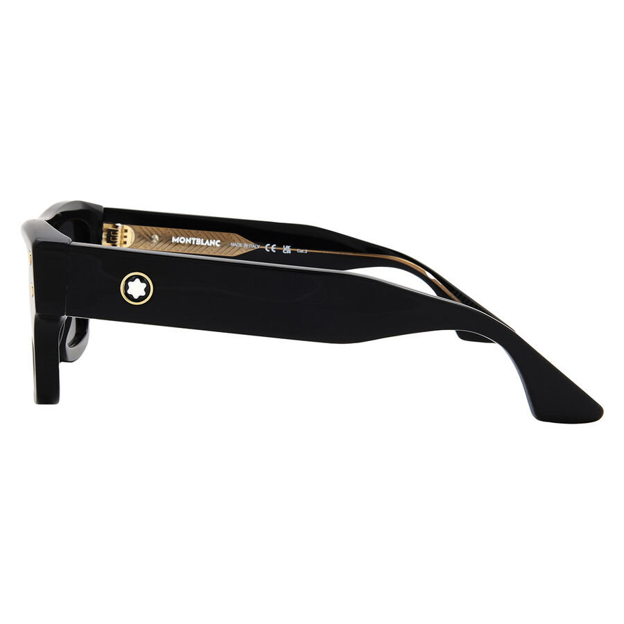 Montblanc Smoke Square Men's Sunglasses MB0253S 001 52 - 3