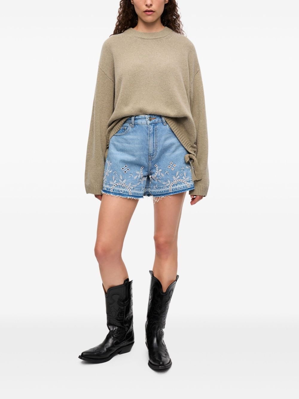 Broderie shorts - 2