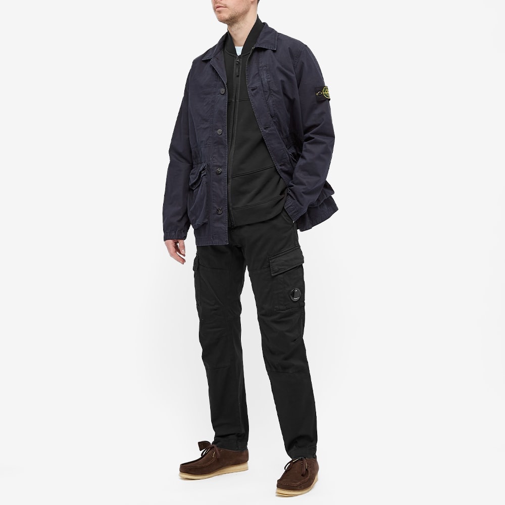 Stone Island Garment Dyed Bomber Jersey Jacket - 6