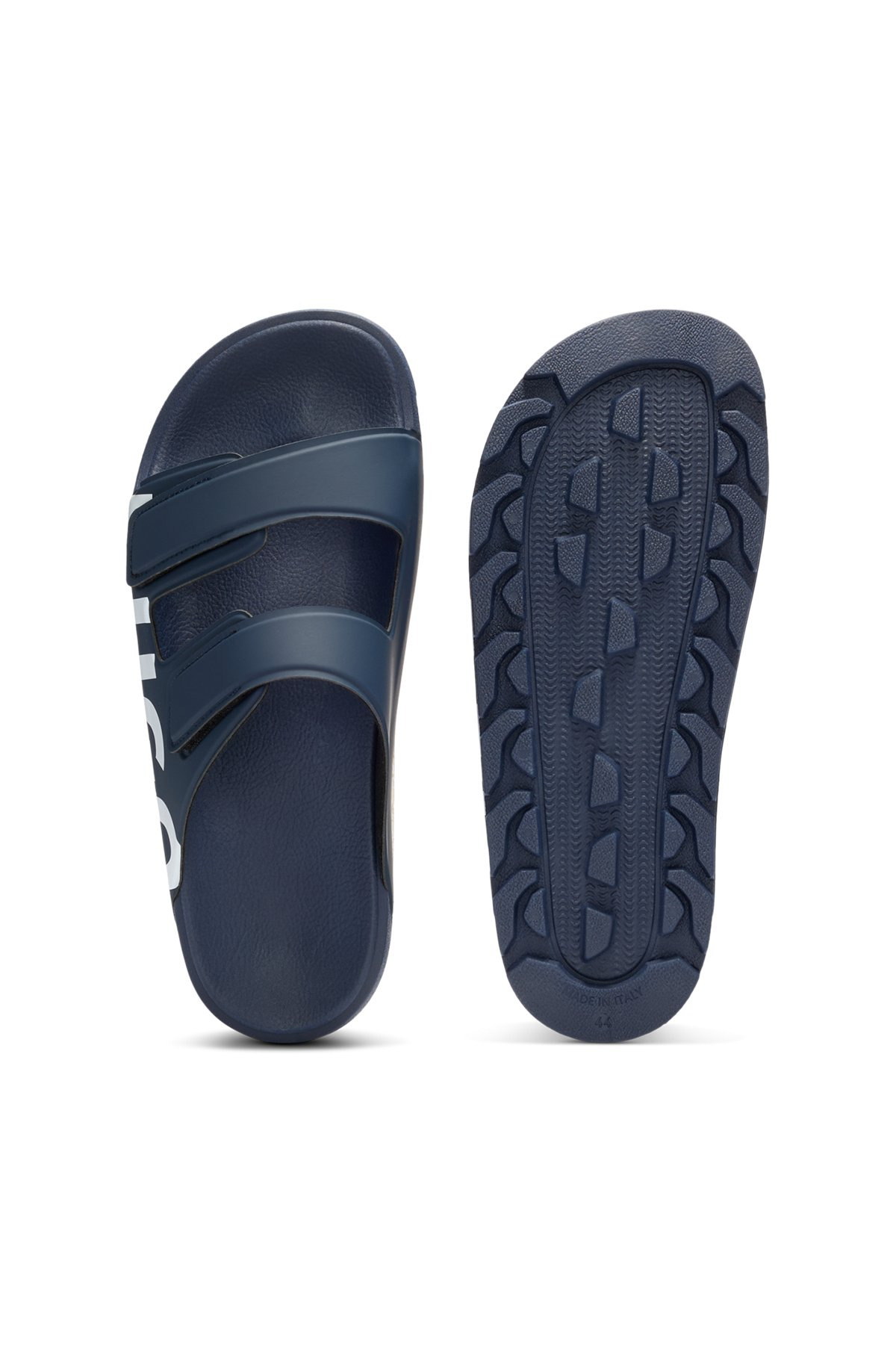 LOGO SANDALS WITH DOUBLE TOUCH-CLOSURE STRAPS - 4