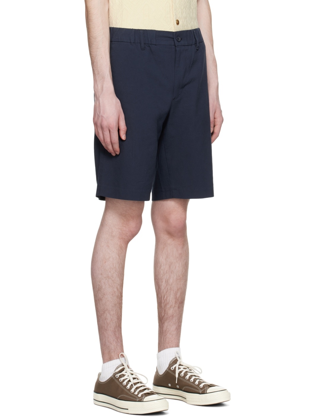 Navy Theodore 1040 Shorts - 2