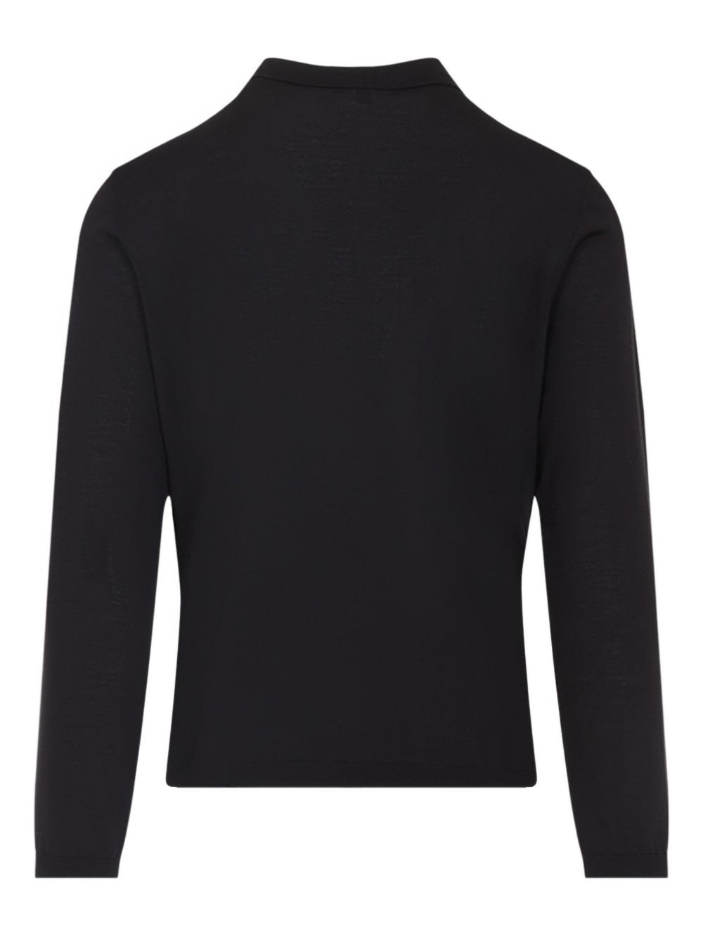 logo-embroidered polo sweater - 2