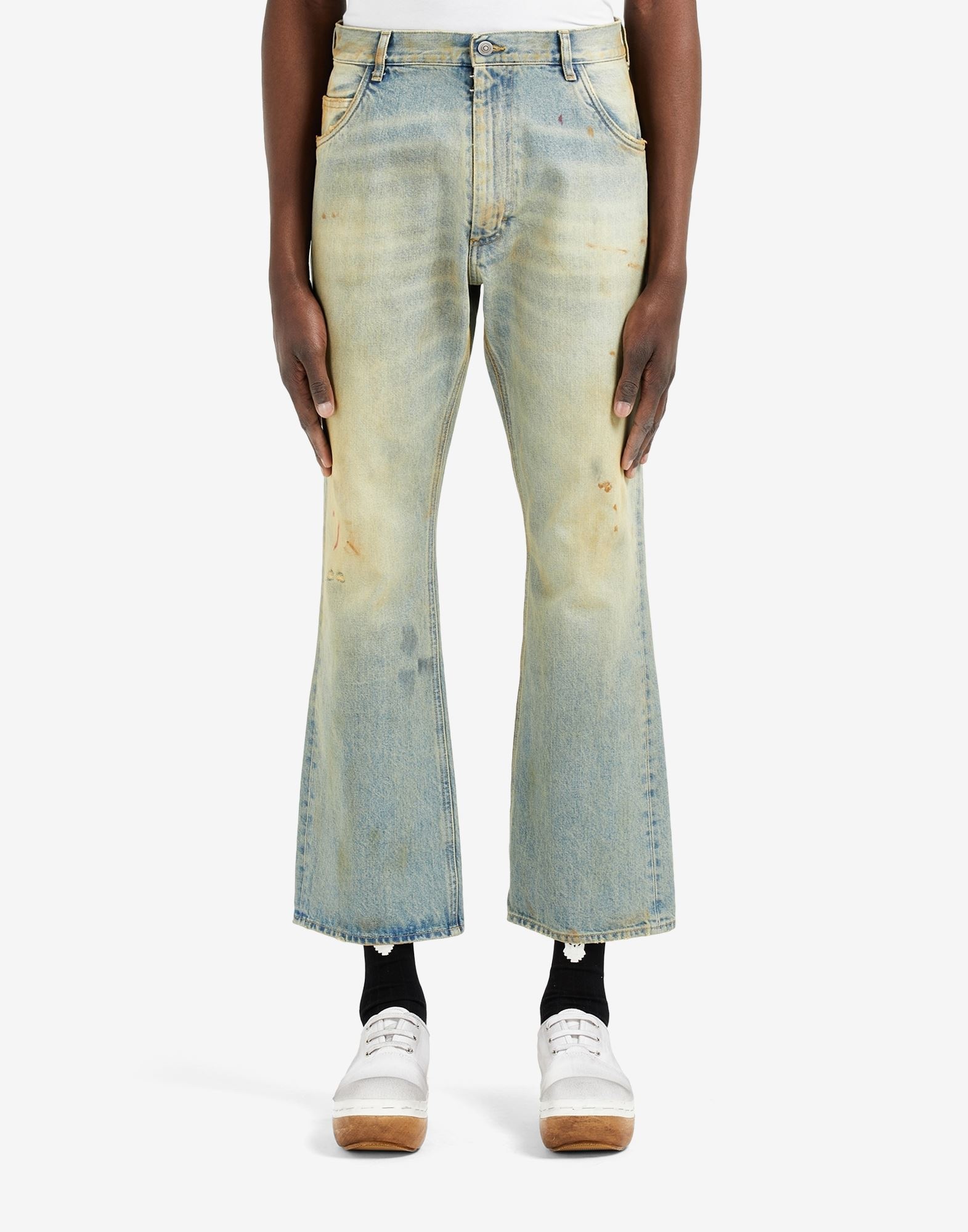 Vintage wash jeans - 5