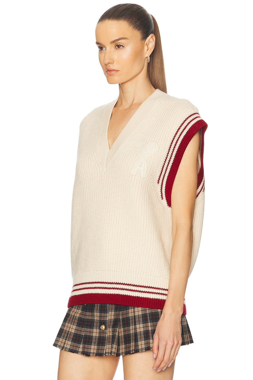 Ribbed Sweater Vest - 3