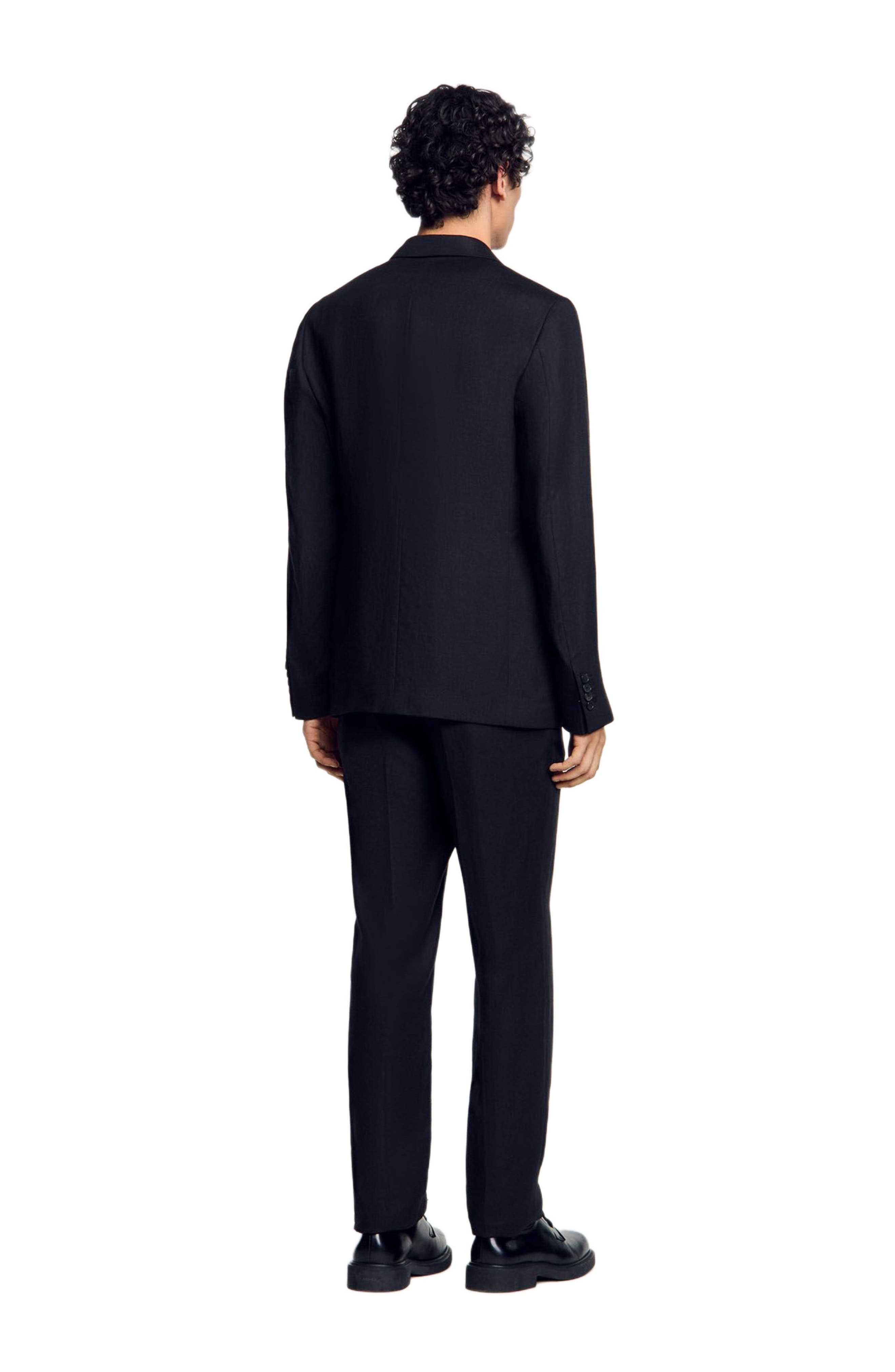 SANDRO Wool suit jacket in Black at Nordstrom - 2