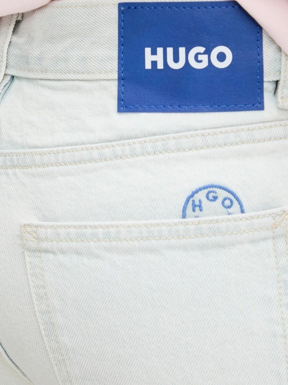 logo-plaque jeans - 3