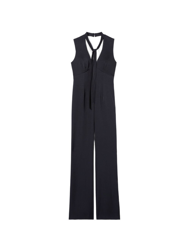 tie neck jumpsuit 1