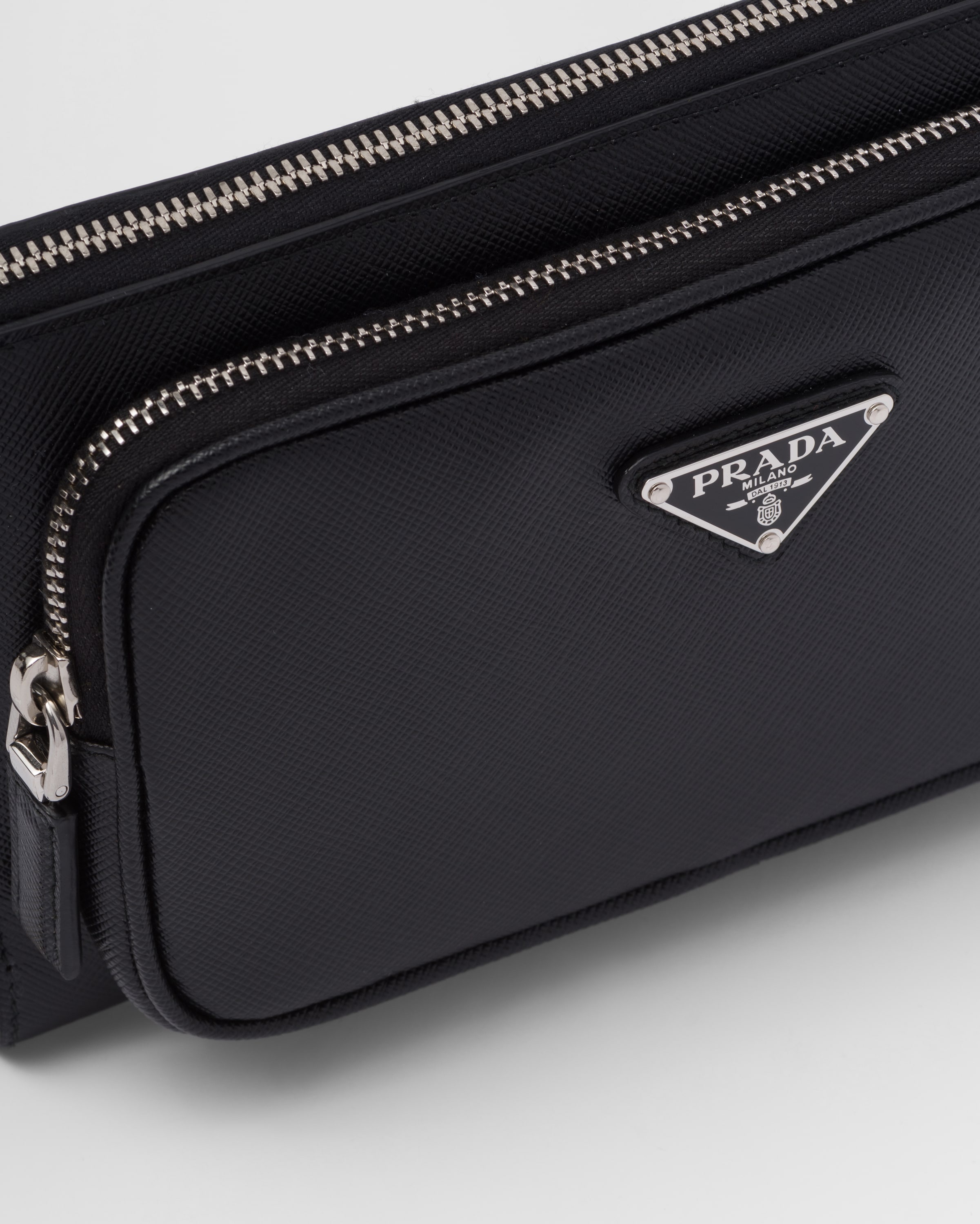 Saffiano leather belt bag - 6