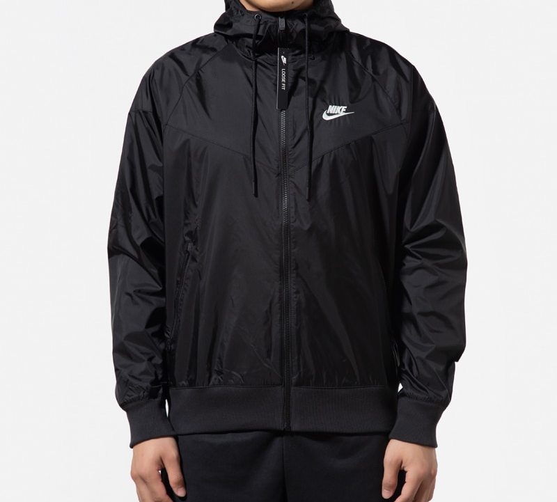 Nike Outdoor Sports Zipper Windproof Casual Jacket Black AR2192-010 - 3