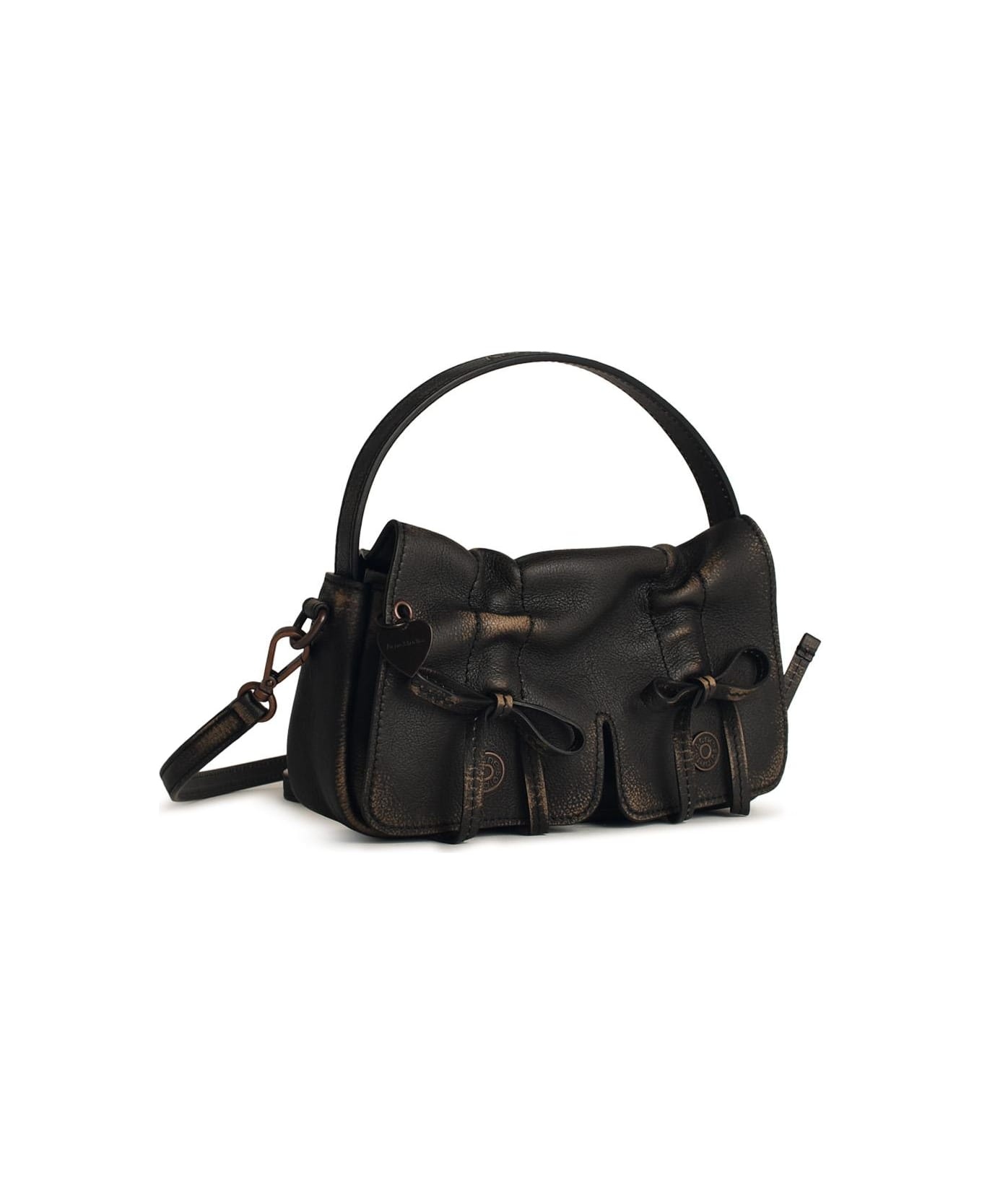 'multipocket' Brown Leather Bag - 2