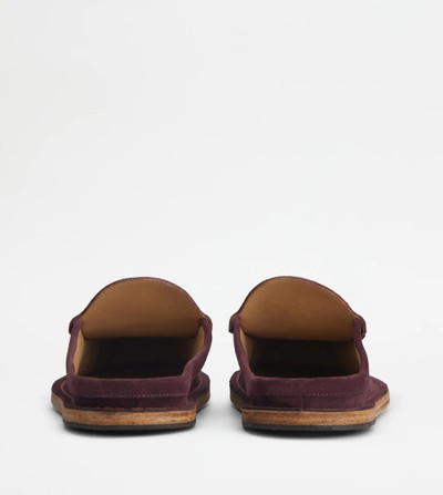 Tod's SABOTS IN SUEDE - BROWN outlook