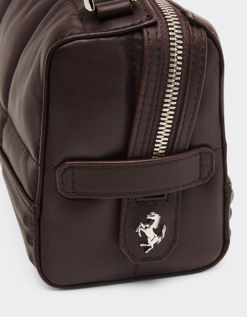 Ferrari GT Soft shoulder bag in quilted leather 7