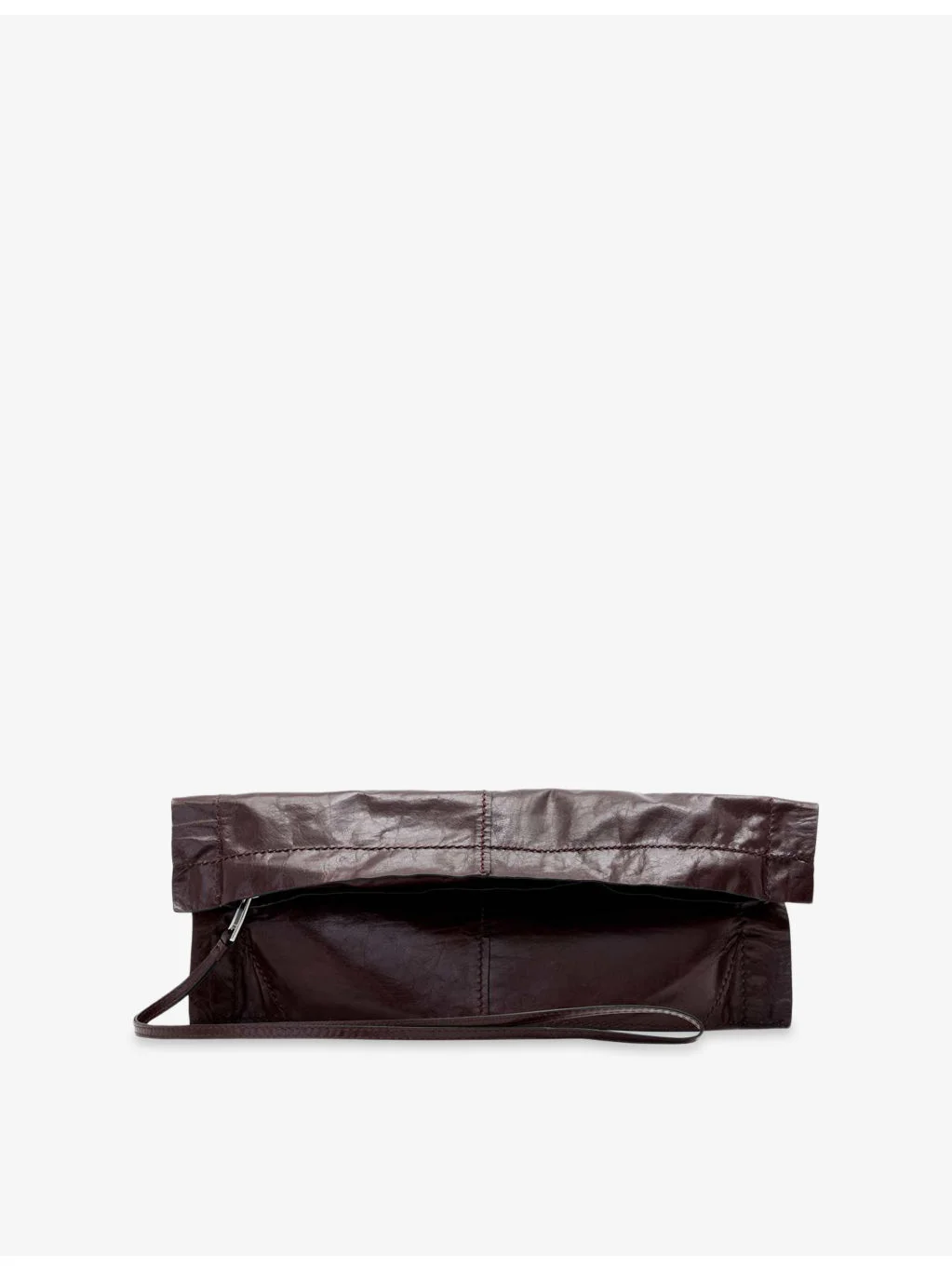 Lutece Fold Patent-Leather Clutch - 1