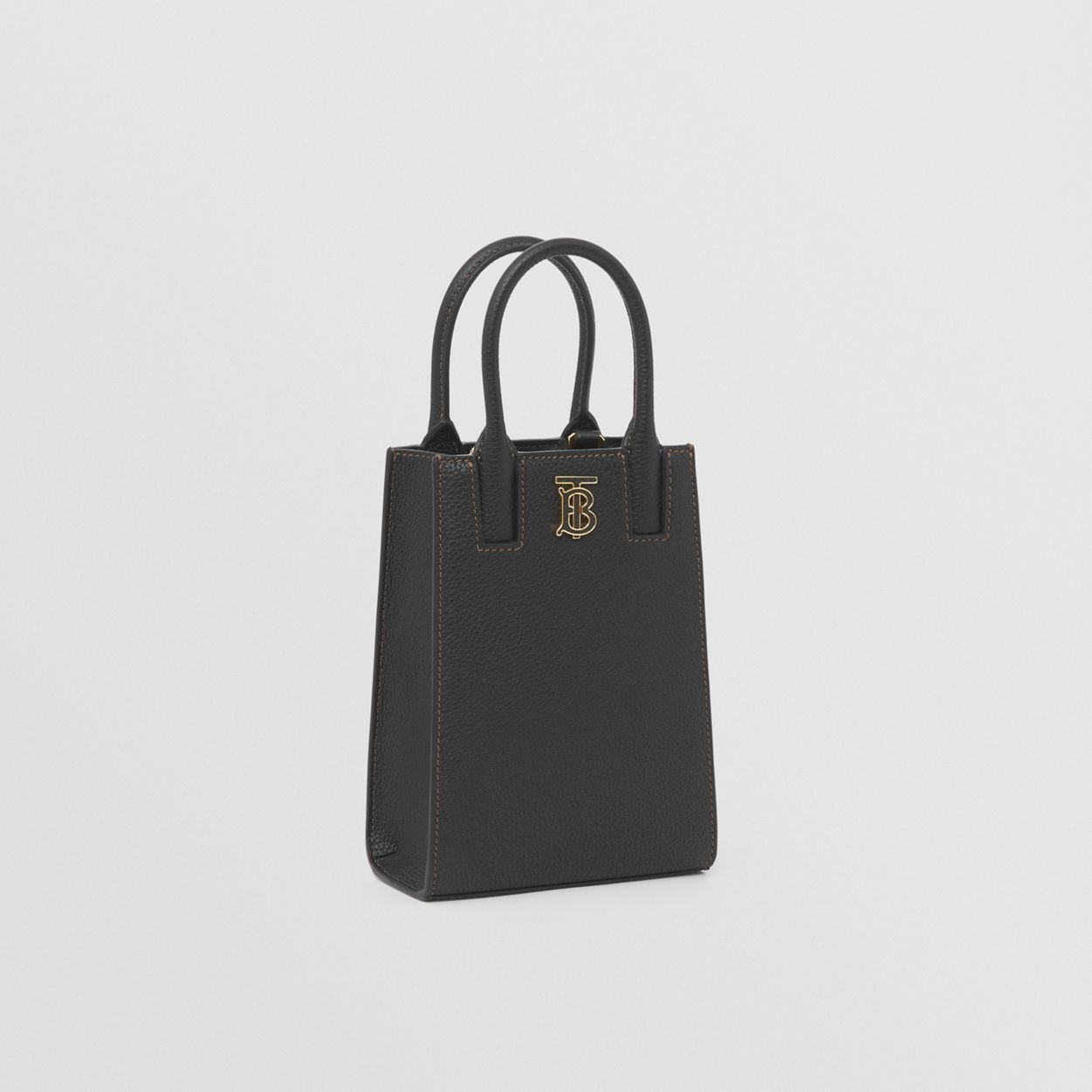 Micro Grainy Leather Frances Tote - 7