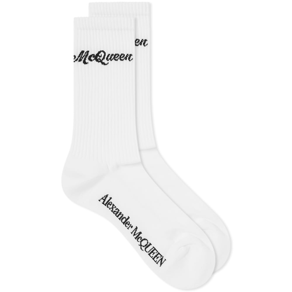 Alexander McQueen Americana McQueen Logo Sock - 1