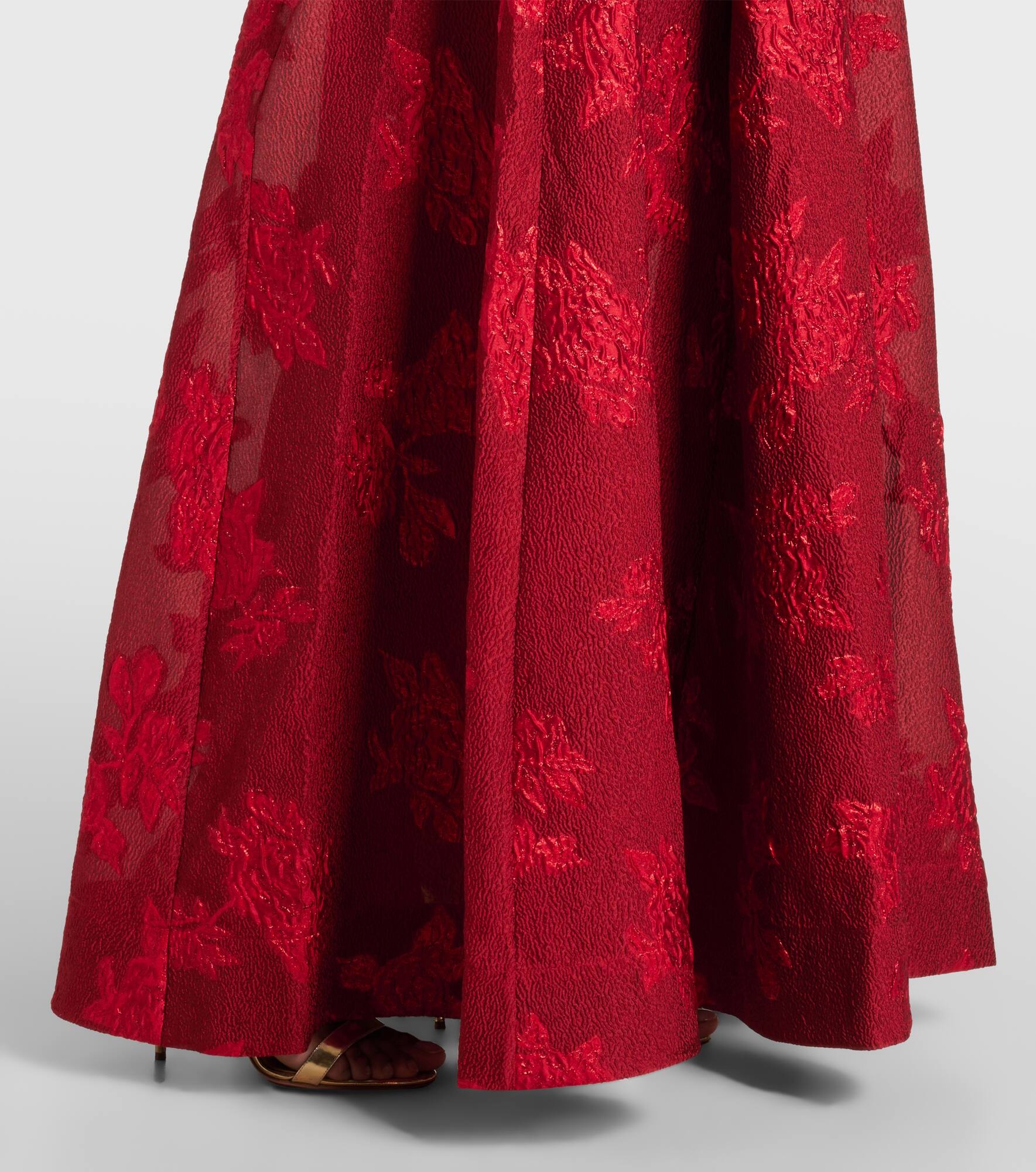 Henrietta belted brocade gown - 6