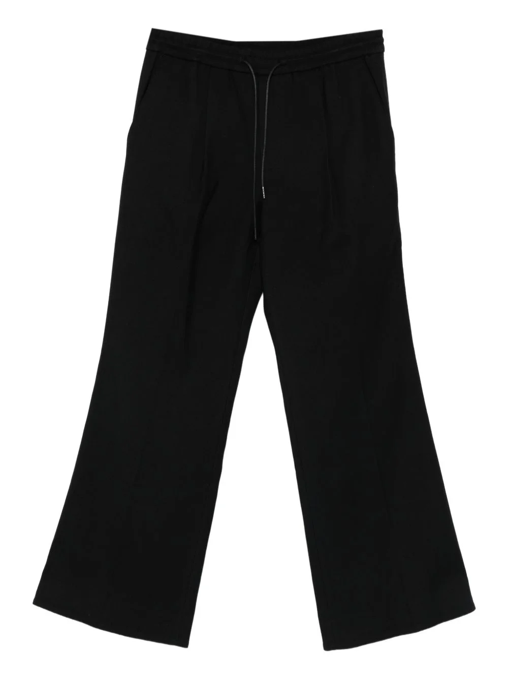 drawstring pleated trousers - 1