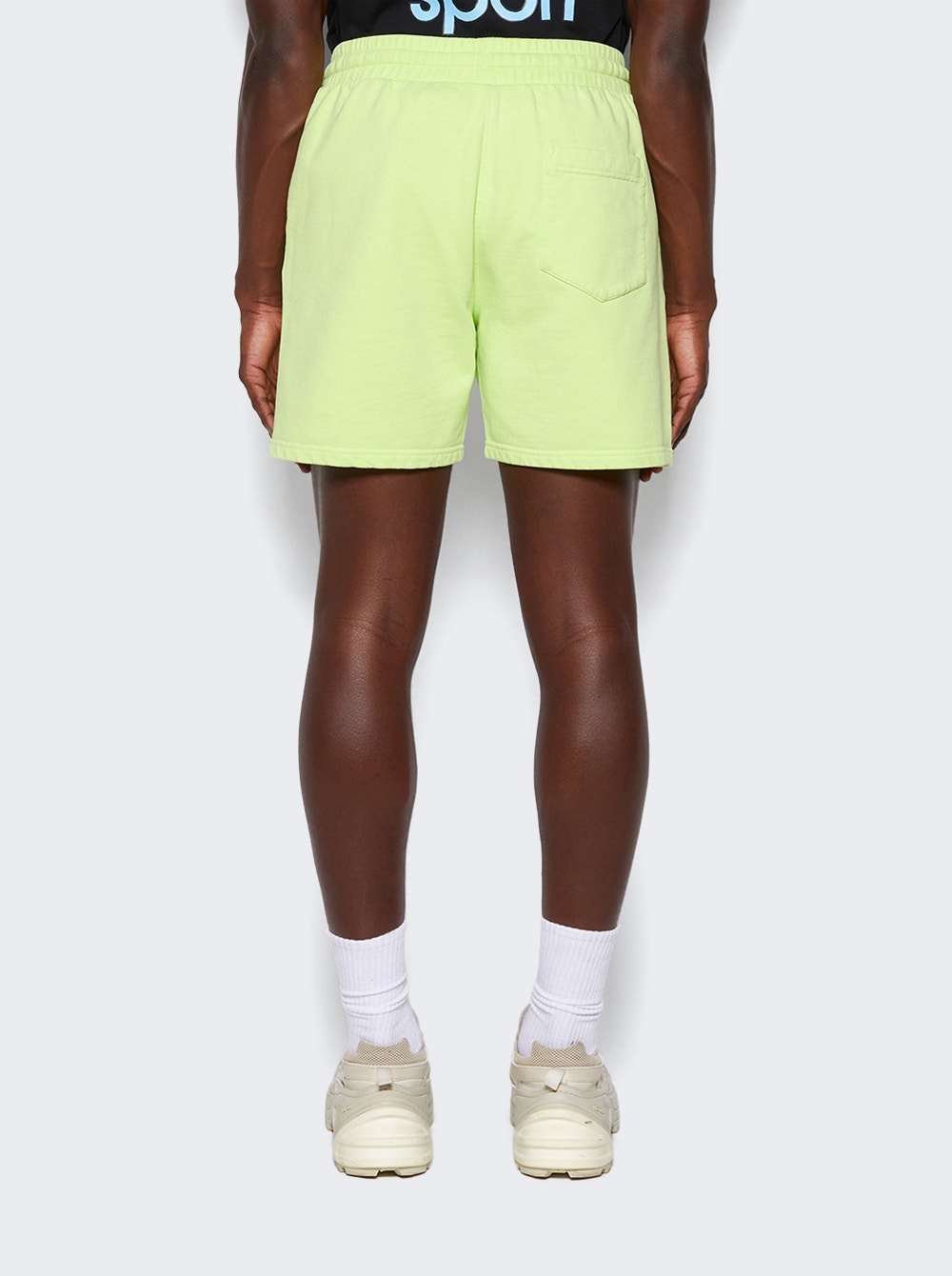 Afro Cubism Tennis Club Shorts Pale Green - 5