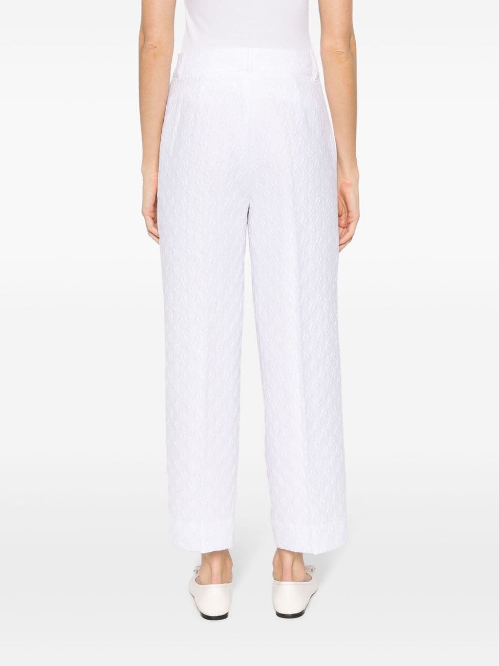 Jaylee cropped straight-leg trousers - 4