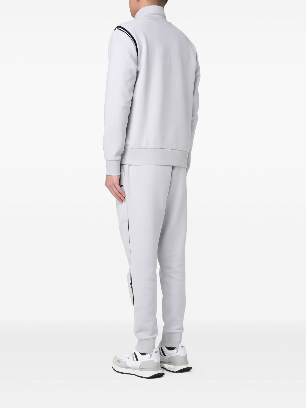 stripe-detail tracksuit trousers - 4