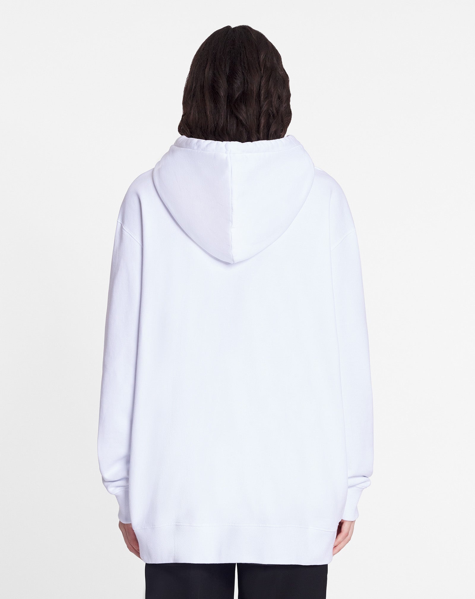 LOOSE-FITTING HOODIE WITH LANVIN LOGO - 6