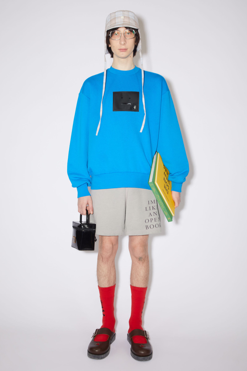 Acne Studios Crew neck sweatshirt - Sapphire blue outlook