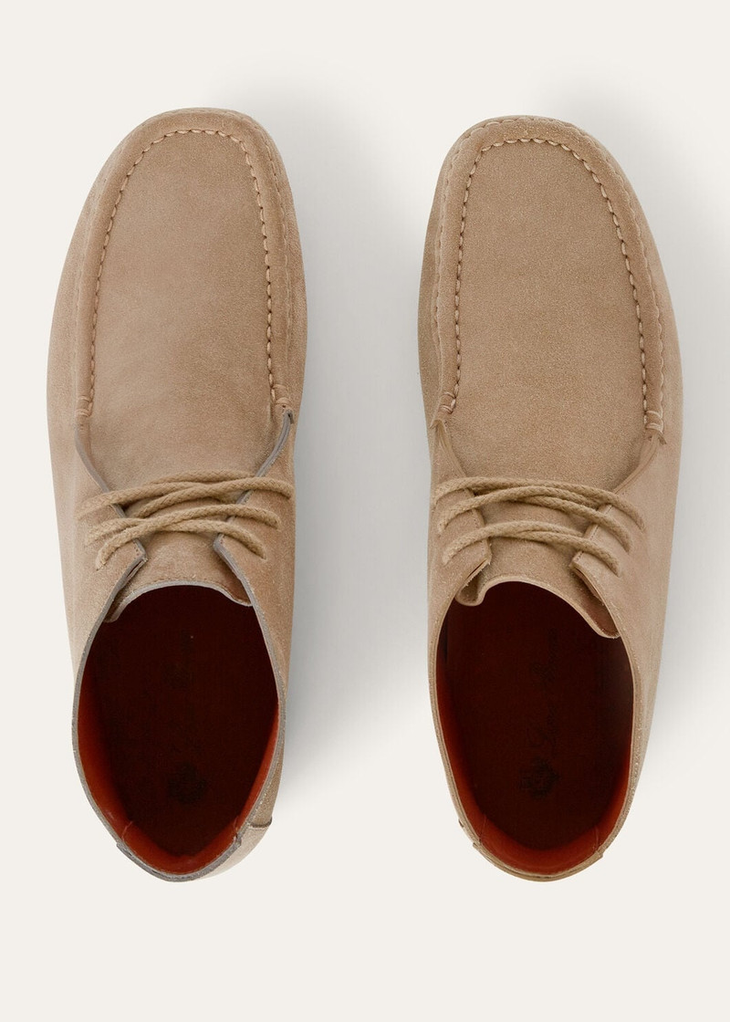 Dot Sole Lace Up Walk Boots 6