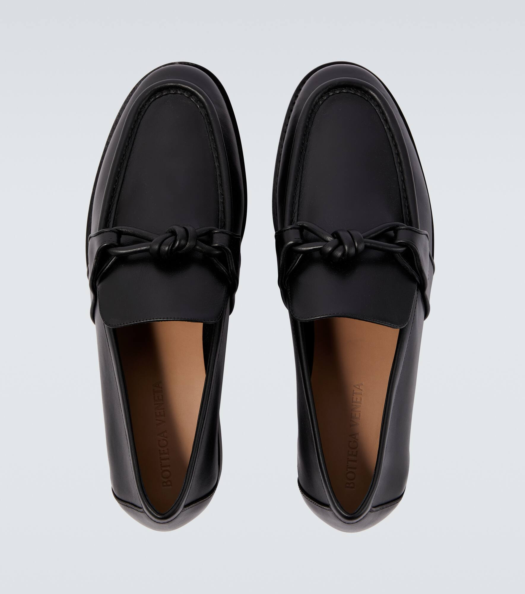 Astaire Knot leather loafers - 4