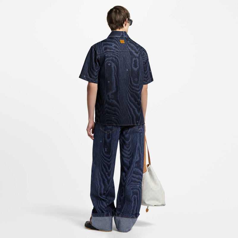 Short-Sleeved Denim Shirt 3