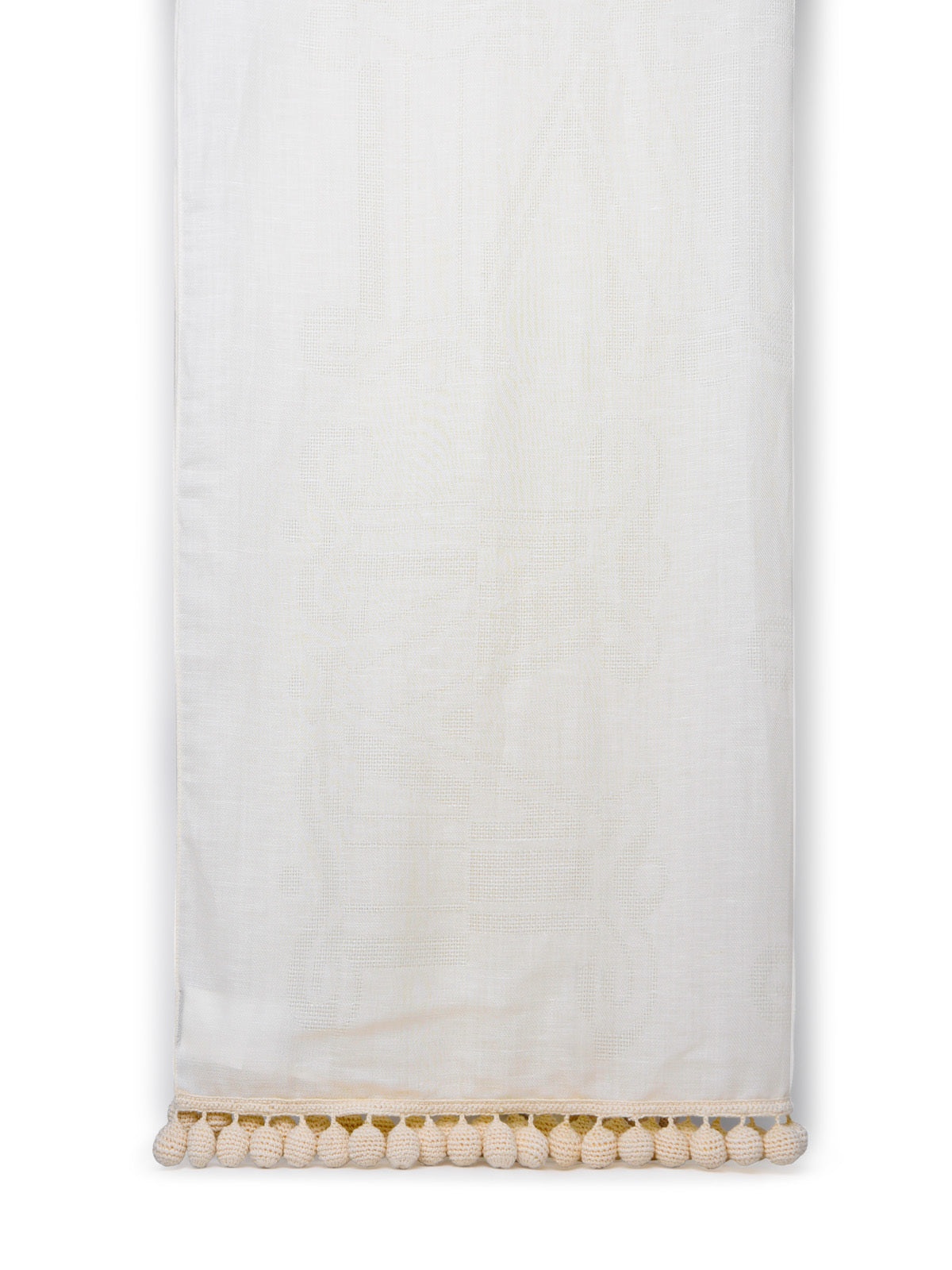 Max Mara Donna White Silk Blend Stole - 2