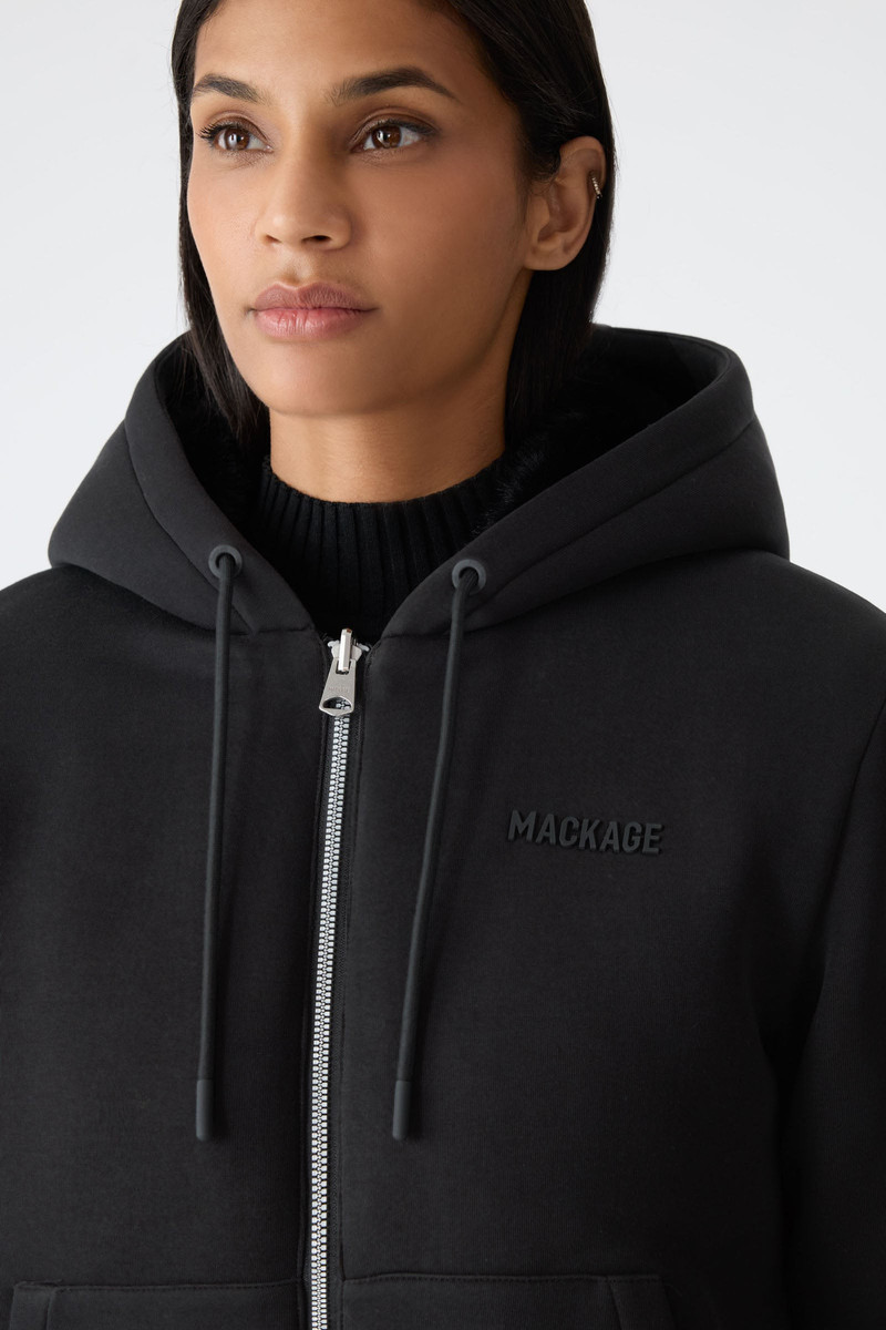 GWENDAL Reversible Faux Fur Hoodie 8