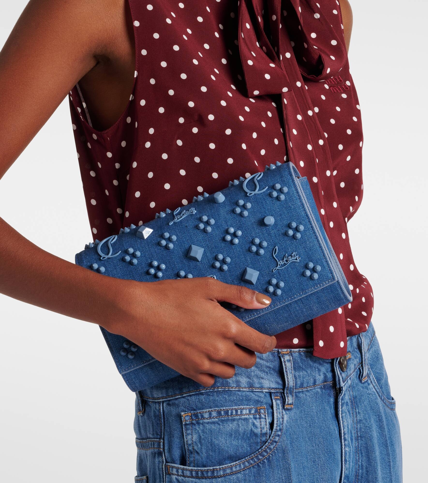 Paloma denim clutch - 2