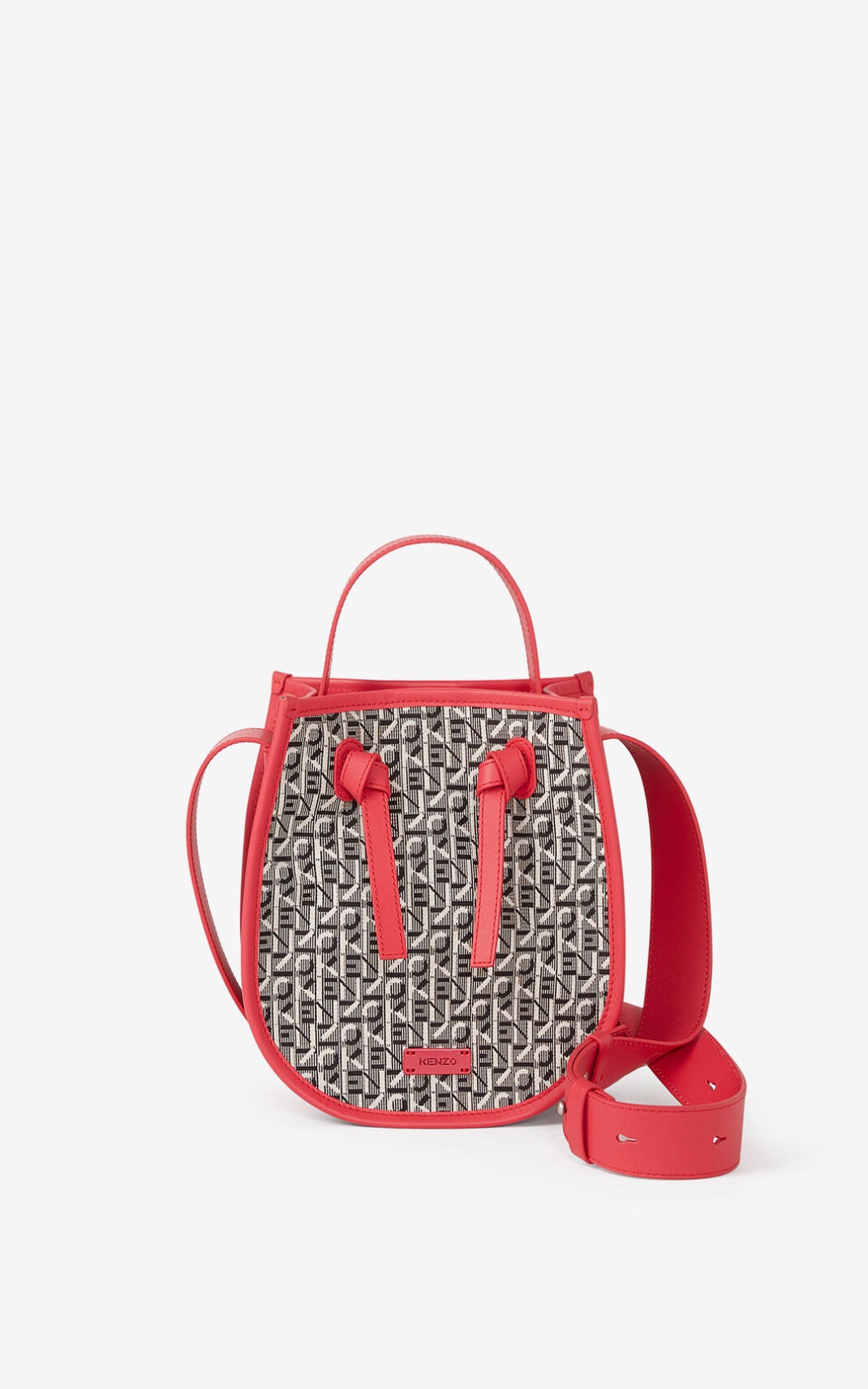 Courier jacquard bucket bag - 1