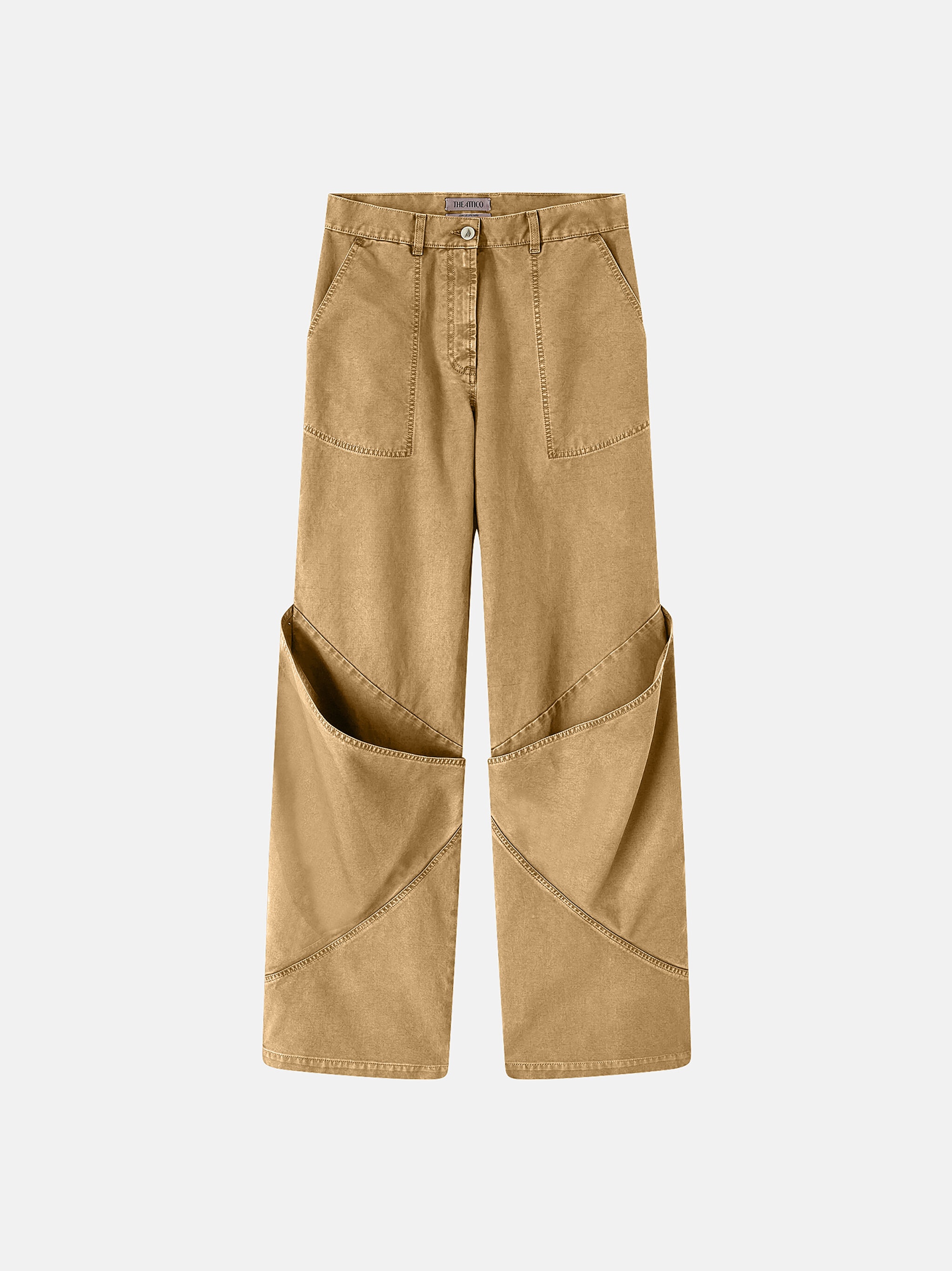 KHAKI LONG PANT - 1