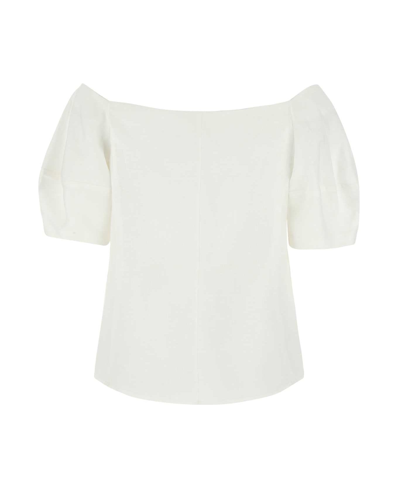 White Linen Top - 2