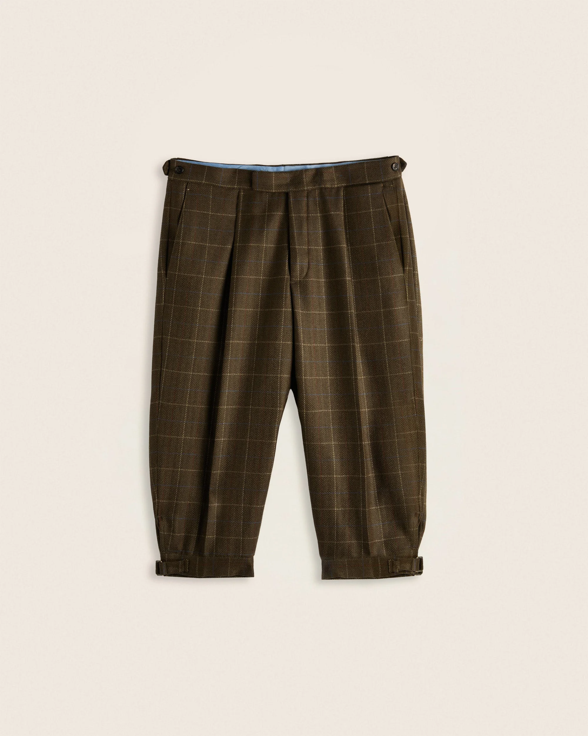 Regular fit wooltweed Zouave-style trousers - 1