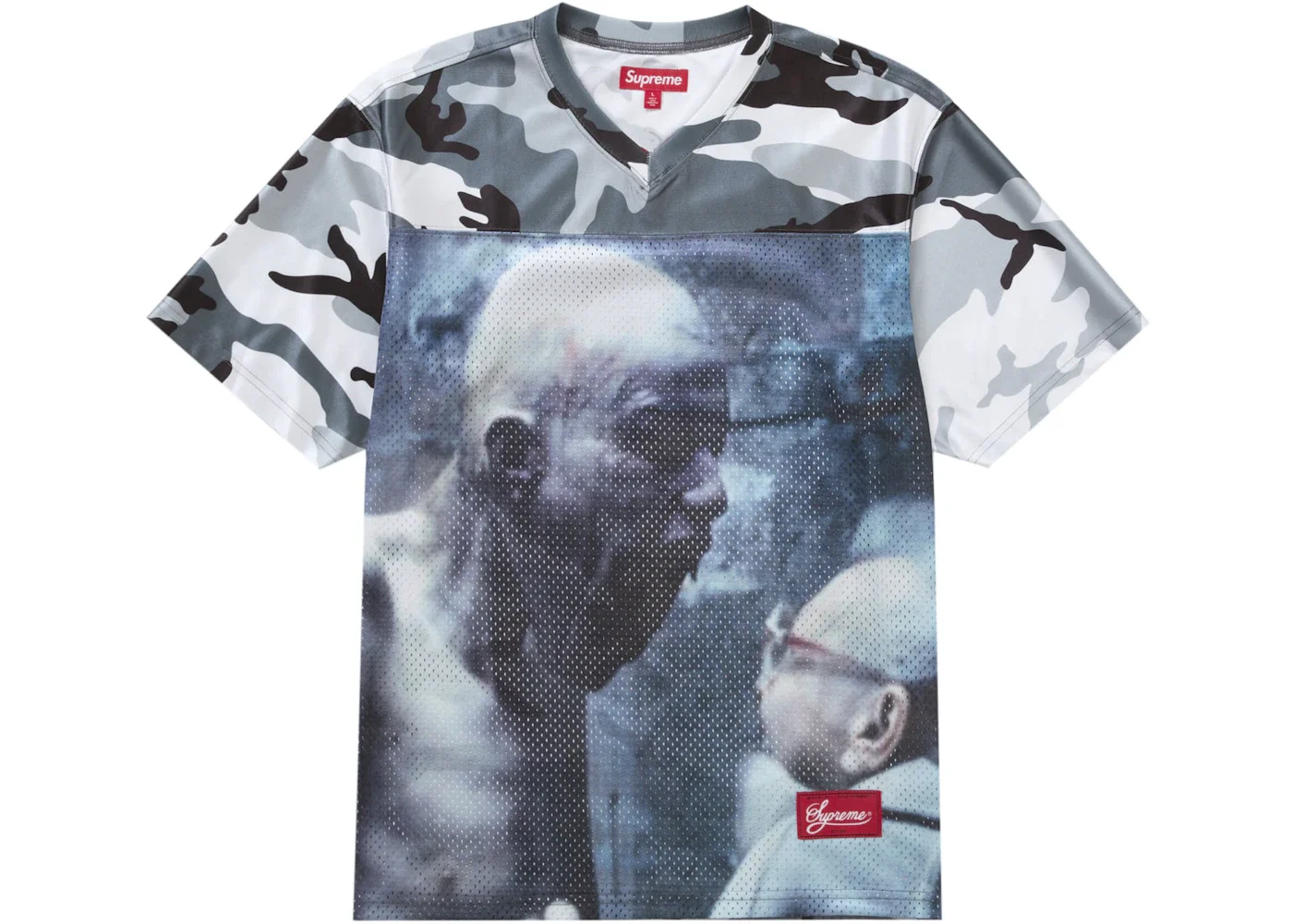 Supreme Aphex Twin Football Jersey Snow Camo - 1
