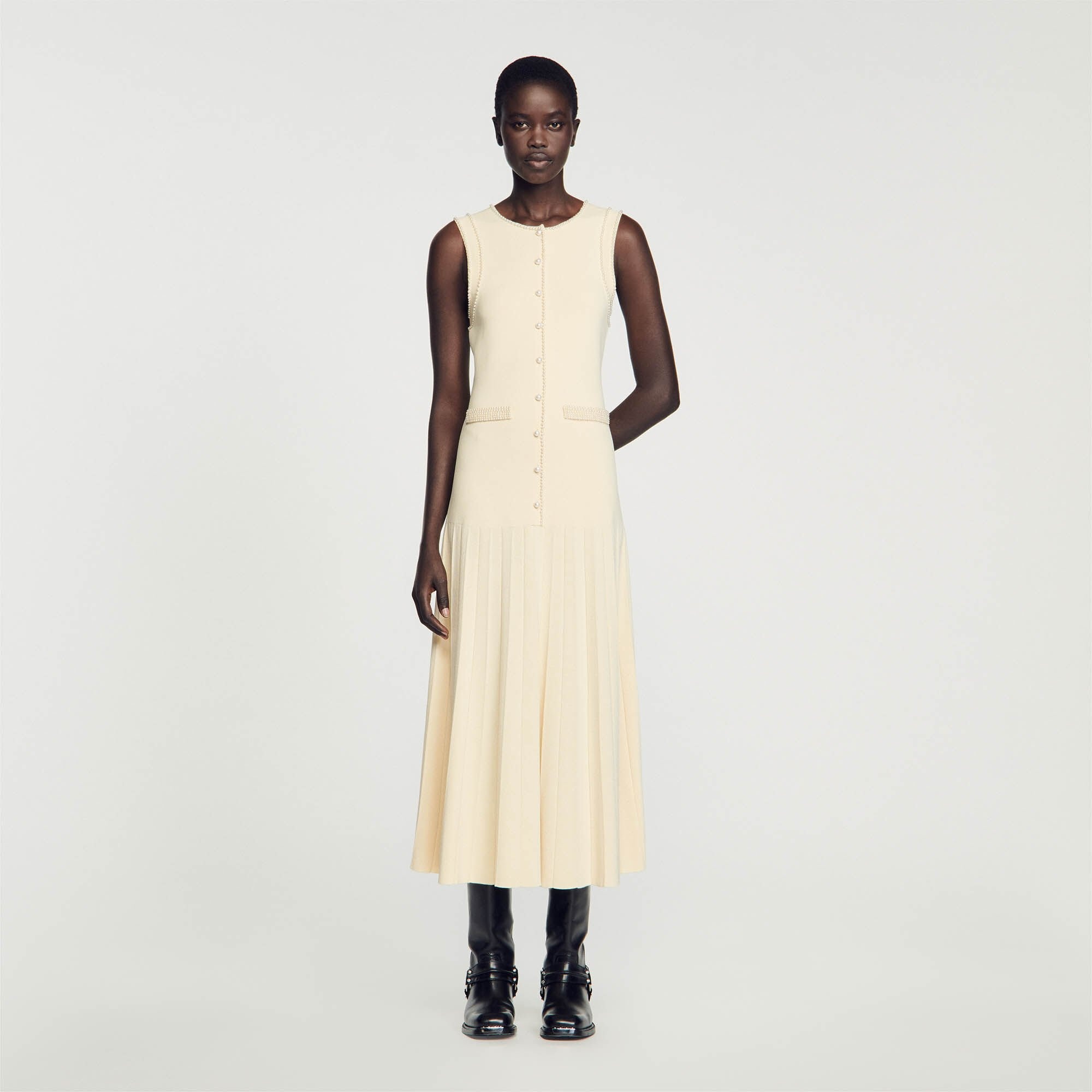 KNIT MIDI DRESS - 2
