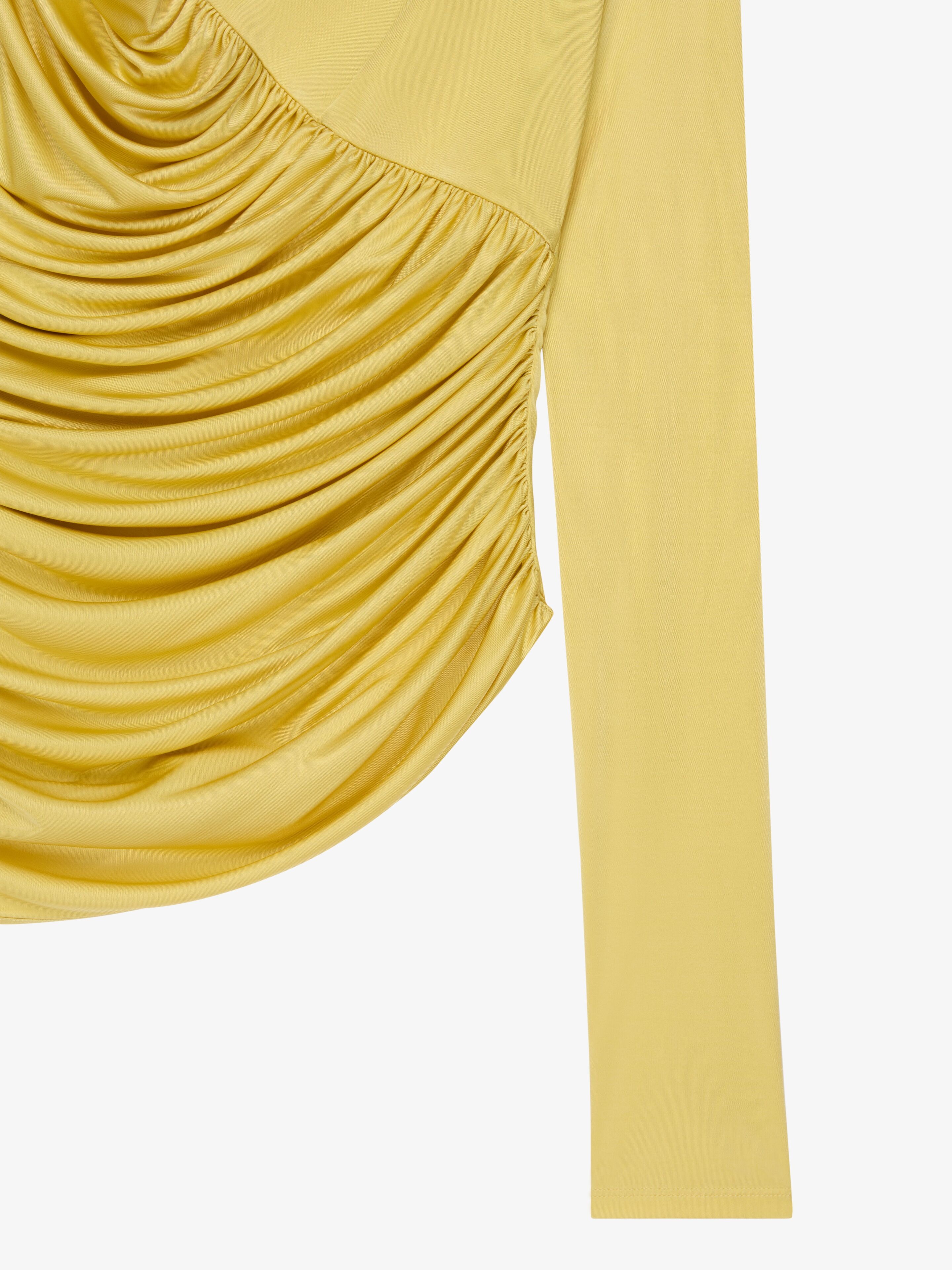 DRAPED TOP IN JERSEY - 3