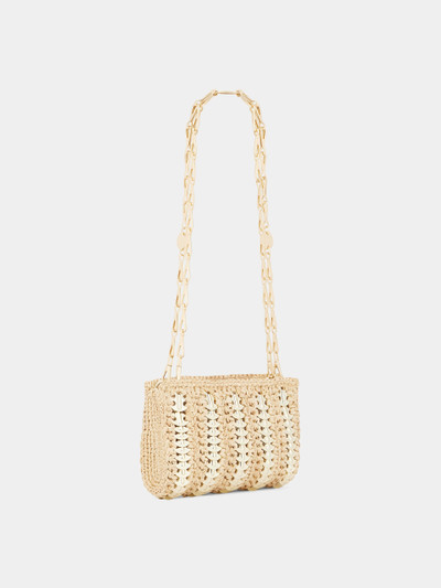 Paco Rabanne SMALL RAFFIA BAG WITH 1969 DISCS DETAILS outlook