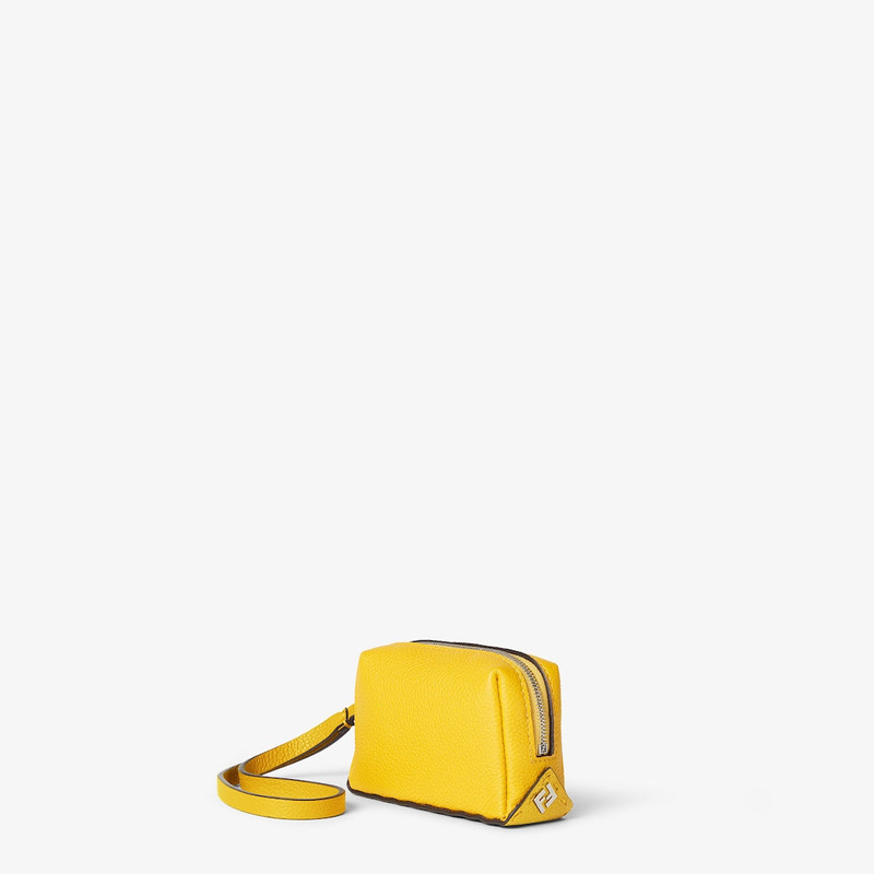 FENDI Fendi Lui Nano Yellow leather mini pouch outlook